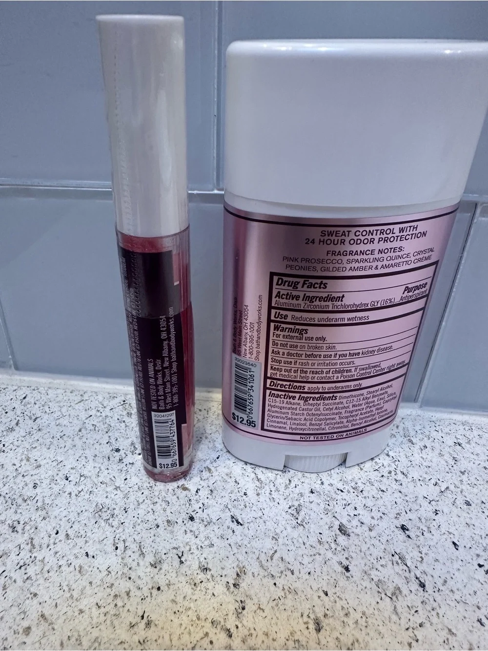 Bath & Body Works A Thousand Wishes Deodorant & Lip Gloss Set